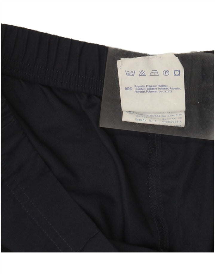Champion Womens Tracksuit Trousers UK 14 Medium Navy Blue Polyester
