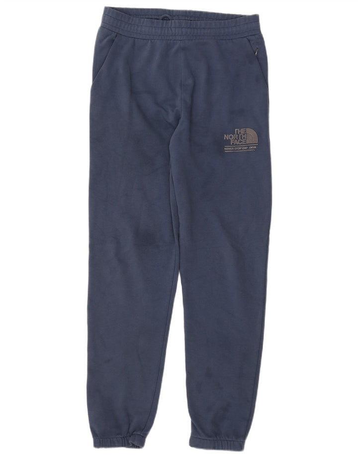 THE NORTH FACE Mens Tracksuit Trousers Joggers Small  Blue Cotton