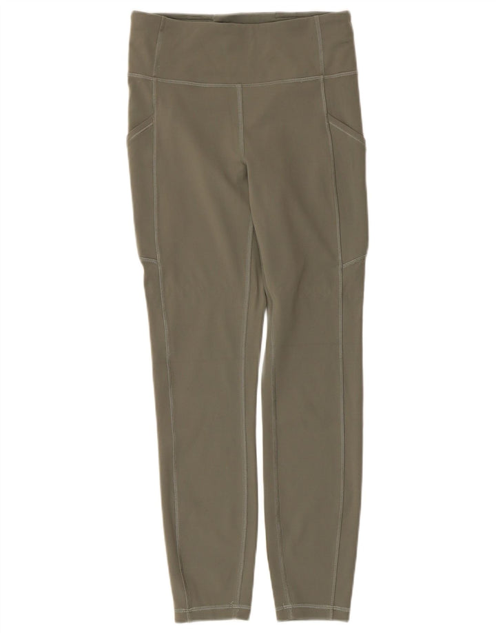 Lululemon Womens Leggings UK 10 Small  Khaki