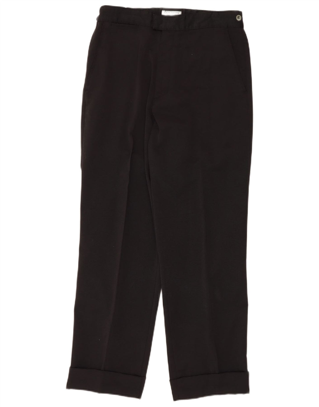 DOCKERS Mens Khakis Straight Chino Trousers W33 L30 Black Cotton