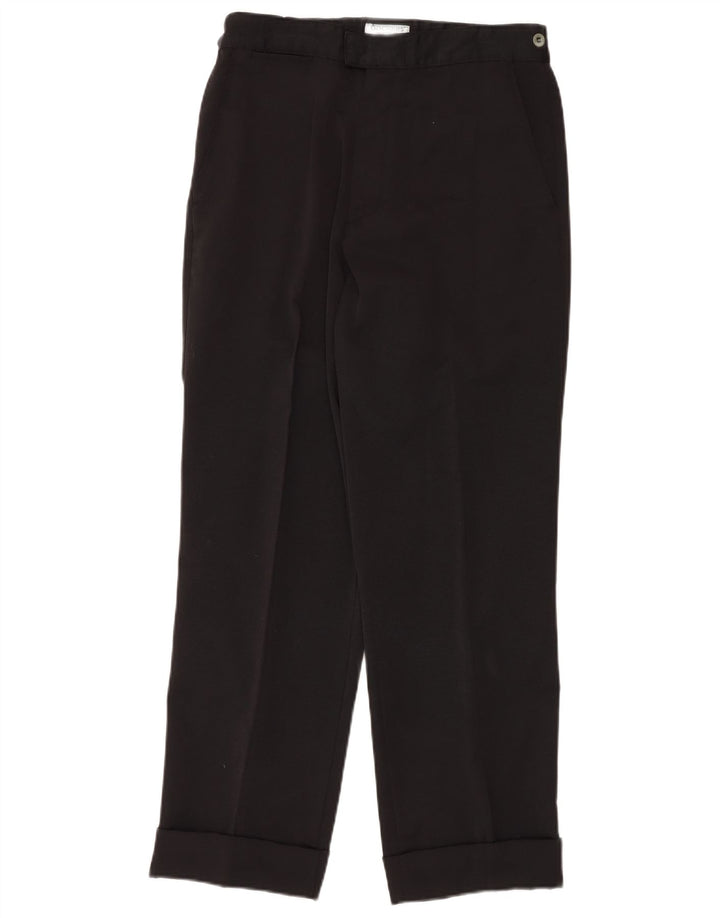 DOCKERS Mens Khakis Straight Chino Trousers W33 L30 Black Cotton