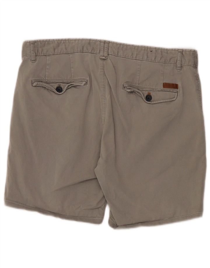 Zara Mens Chino Shorts EU 42 Large W32  Grey