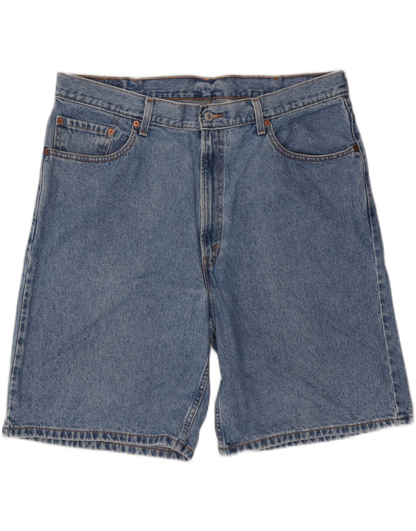 LEVI'S Mens 550 Relaxed Fit Denim Shorts W40 XL Blue Cotton