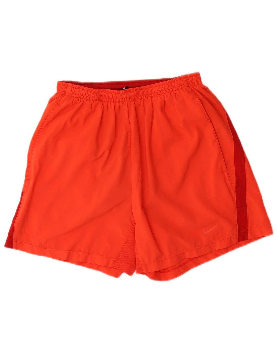 Nike Mens Dri Fit Sport Shorts Small  Orange Colourblock Polyester