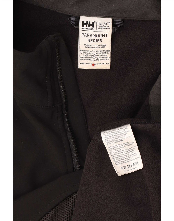 Helly Hansen Mens Regular Fit Windbreaker Jacket UK 46 3XL Black Polyester