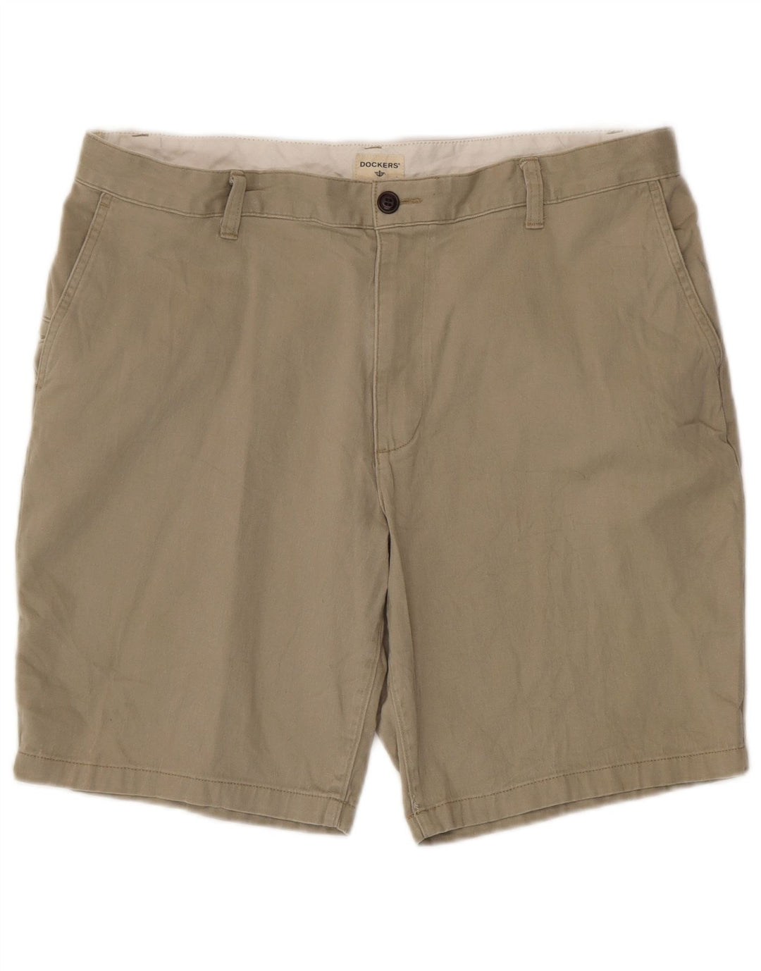 DOCKERS Mens Cargo Shorts W38 XL Beige Cotton