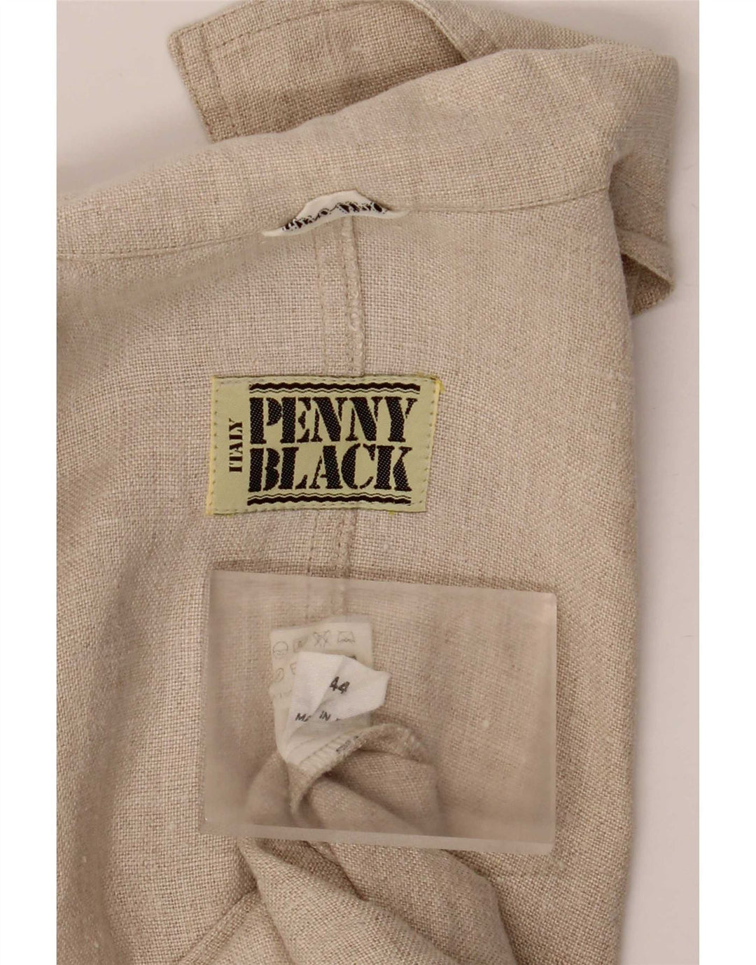 Penny Black Womens Oversized Utility Jacket IT 44 Medium Beige Linen