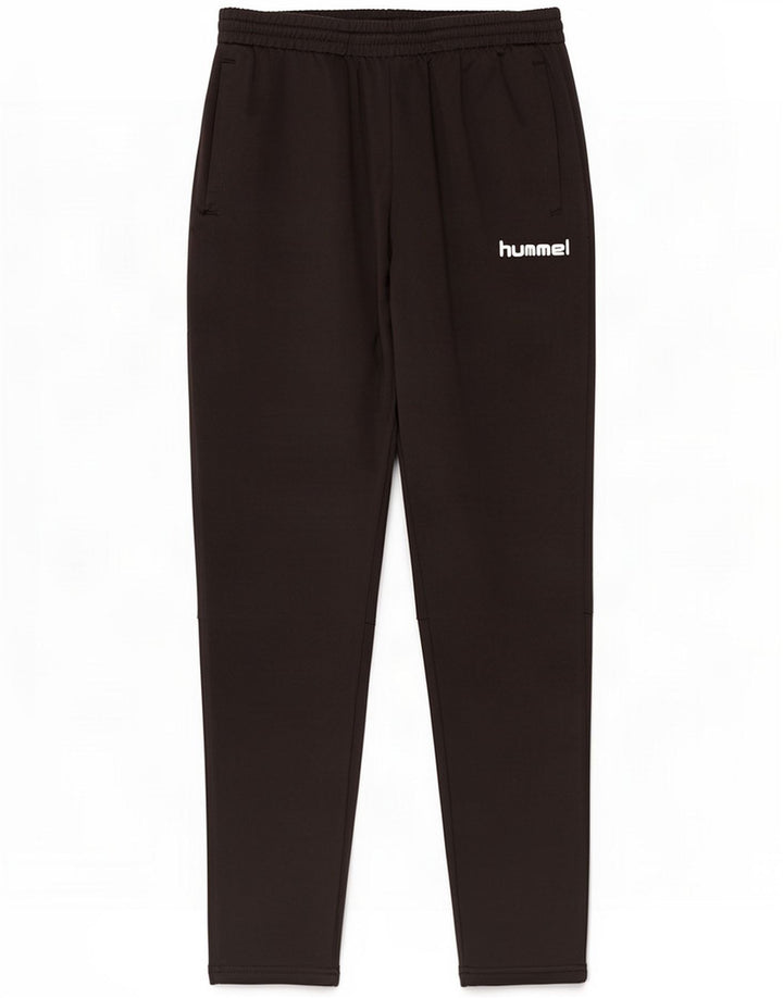 Hummel Mens Graphic Tracksuit Trousers Medium Black Polyester