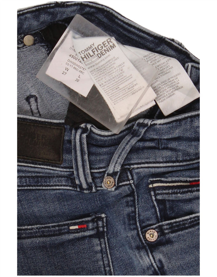 TOMMY HILFIGER Womens Sophie Low Waist Skinny Jeans W27 L30 Blue Cotton