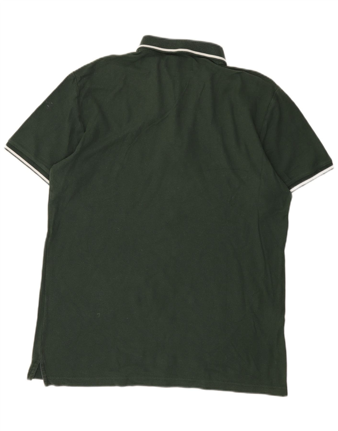 PENGUIN Mens Polo Shirt Large Green Cotton