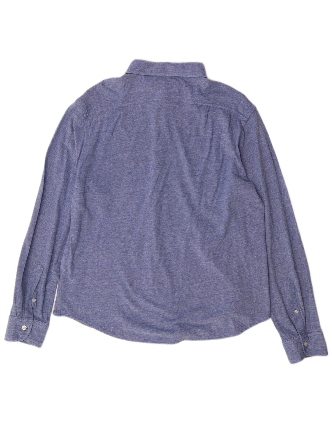 Carrera Mens Shirt XL Blue Flecked Cotton