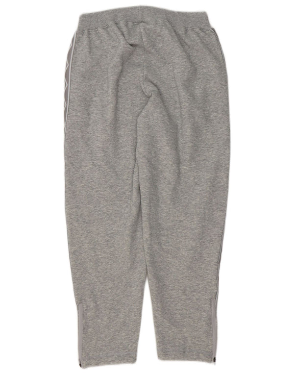Umbro Womens Graphic Tracksuit Trousers UK 10 Small Grey Flecked Cotton