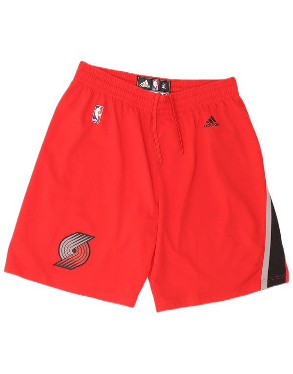 Adidas Mens Portland Trail Blazers Graphic Sport Shorts XL Red Colourblock
