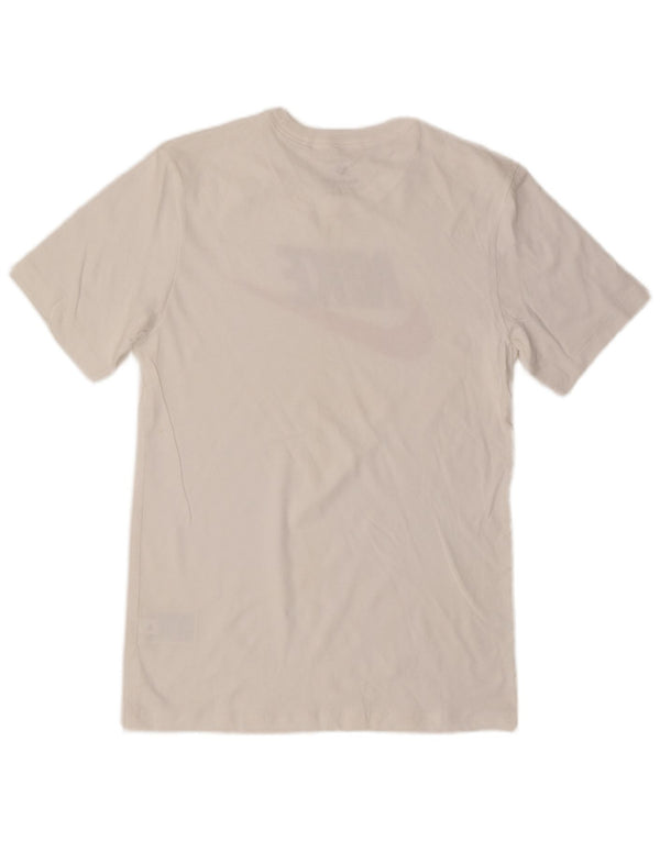 Nike Mens Graphic T-Shirt Top Small White Cotton