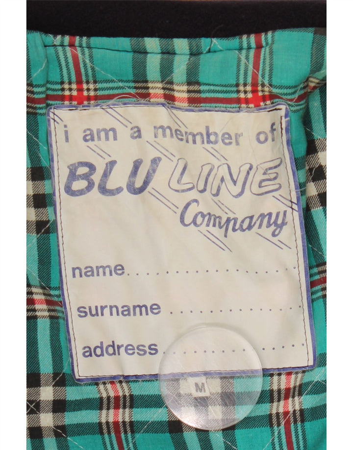 Vintage Mens Utility Jacket UK 38 Medium Navy Blue