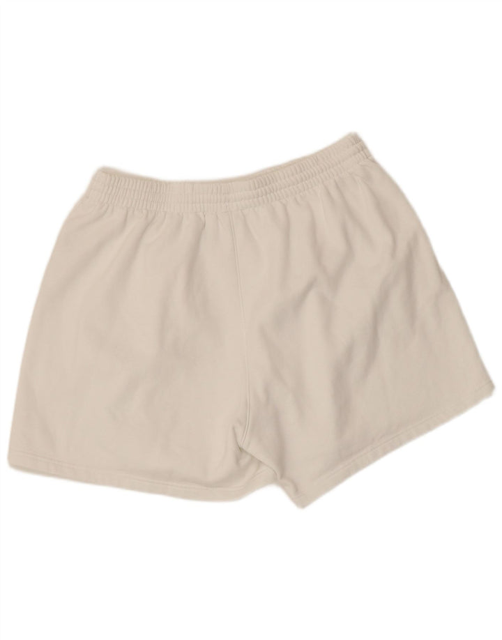 ADIDAS Womens Sport Shorts UK 20/22 XL  White Cotton