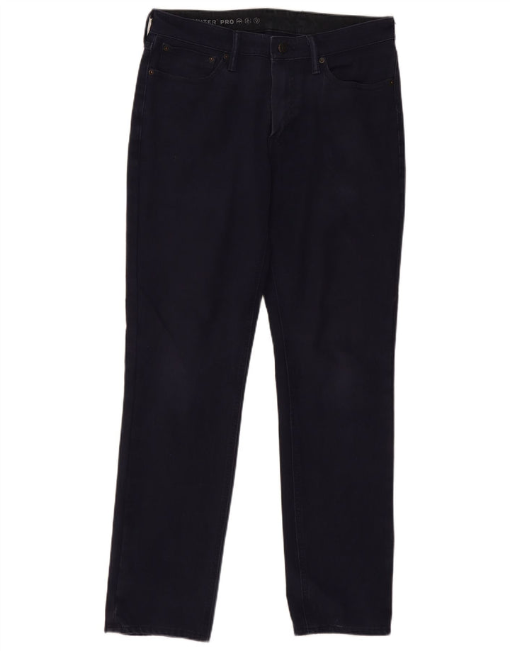 Levi's Womens Slim Jeans W32 L31 Navy Blue Cotton