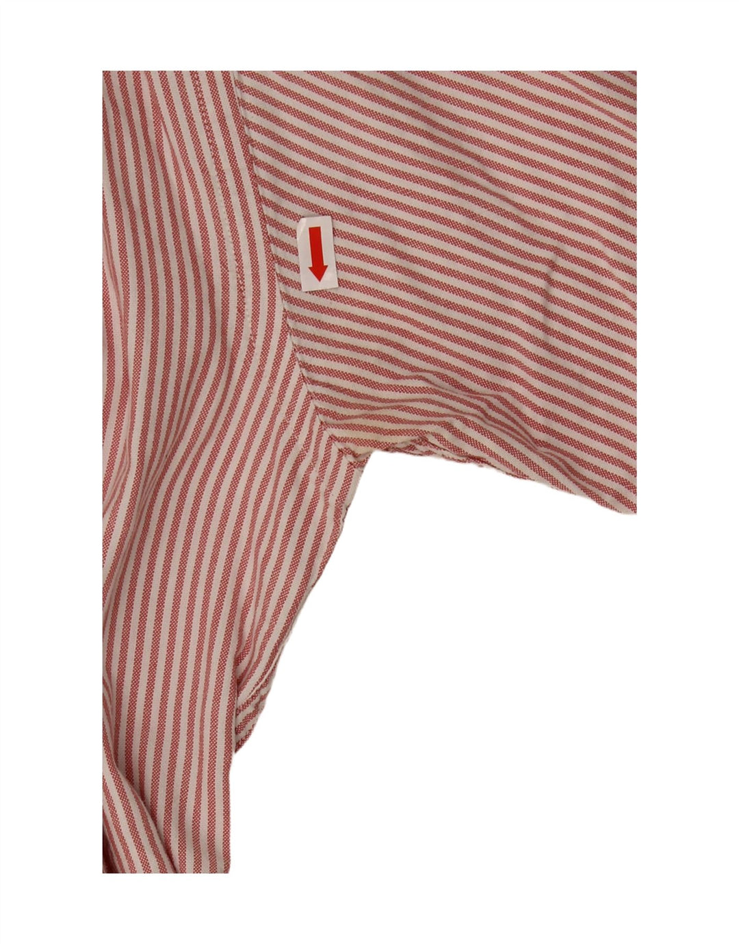 TOMMY HILFIGER Mens Shirt Medium Pink Striped Cotton Vintage Tommy Hilfiger and Second-Hand Tommy Hilfiger from Messina Hembry 