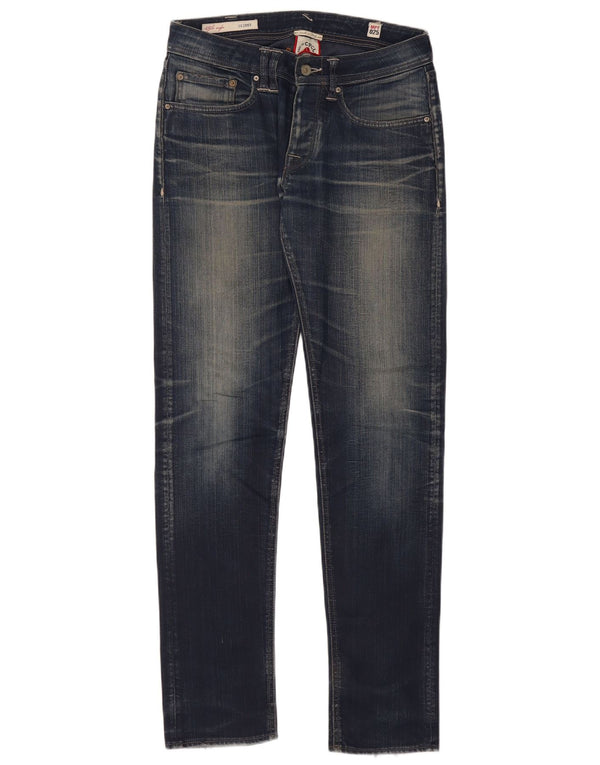 Cycle Womens Skinny Jeans W32 L34 Navy Blue Cotton