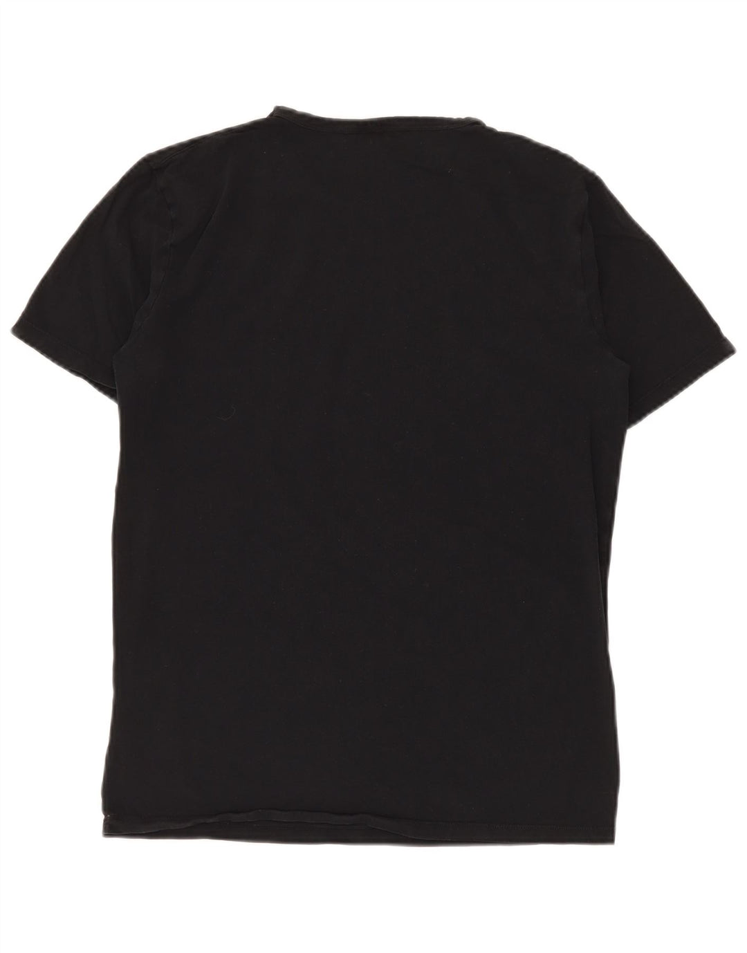 HUGO BOSS Mens T-Shirt Top Large Black Cotton