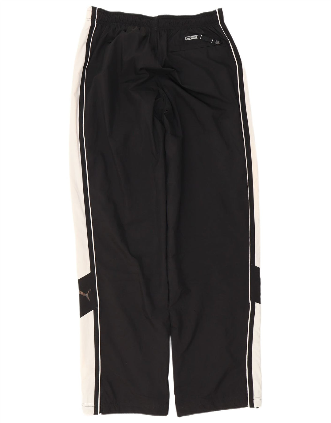 PUMA Mens Tracksuit Trousers Medium  Black Colourblock Polyester