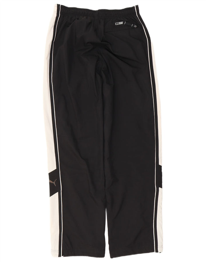 PUMA Mens Tracksuit Trousers Medium  Black Colourblock Polyester