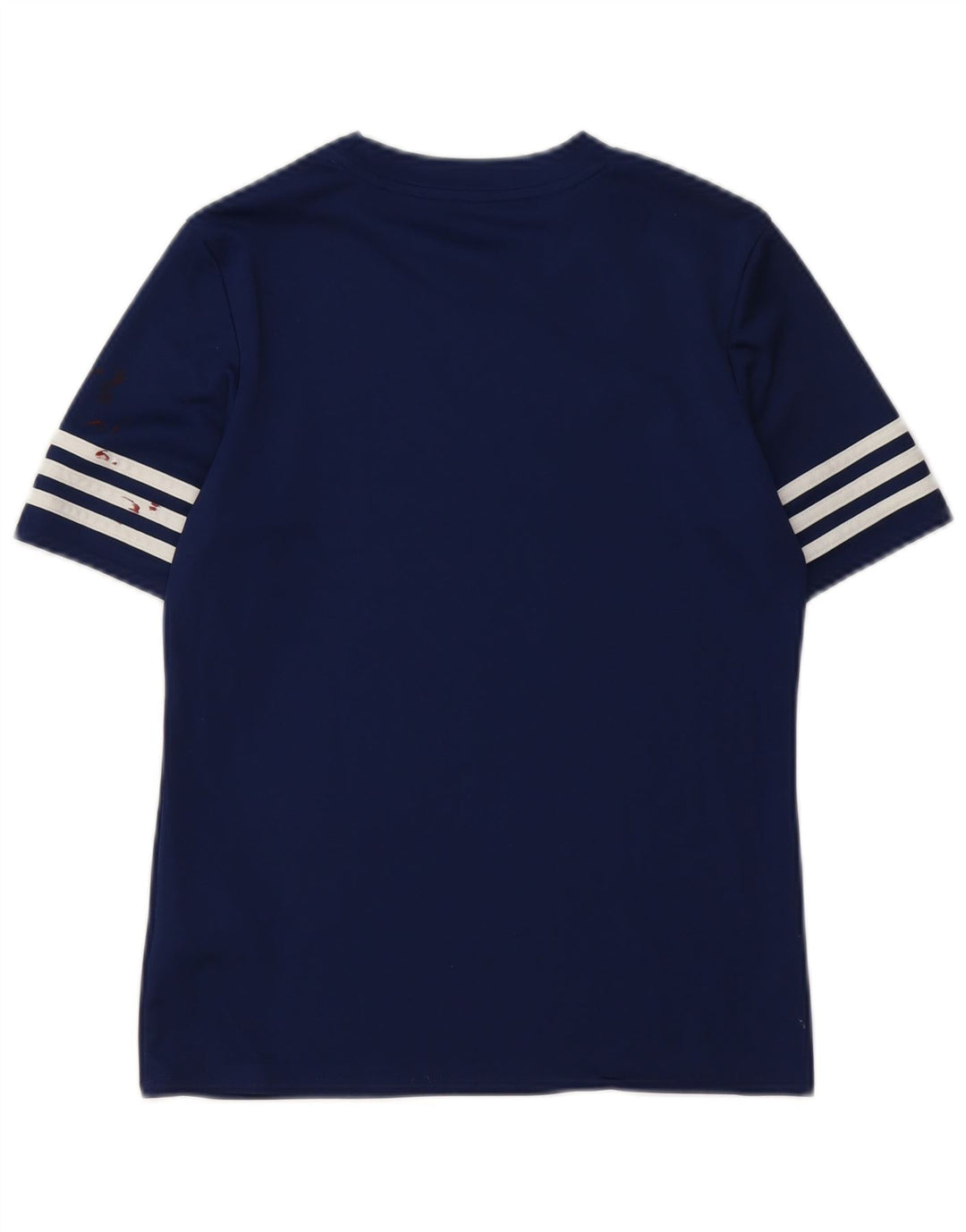 Adidas Boys Climalite T-Shirt Top 11-12 Years Large  Navy Blue Polyester