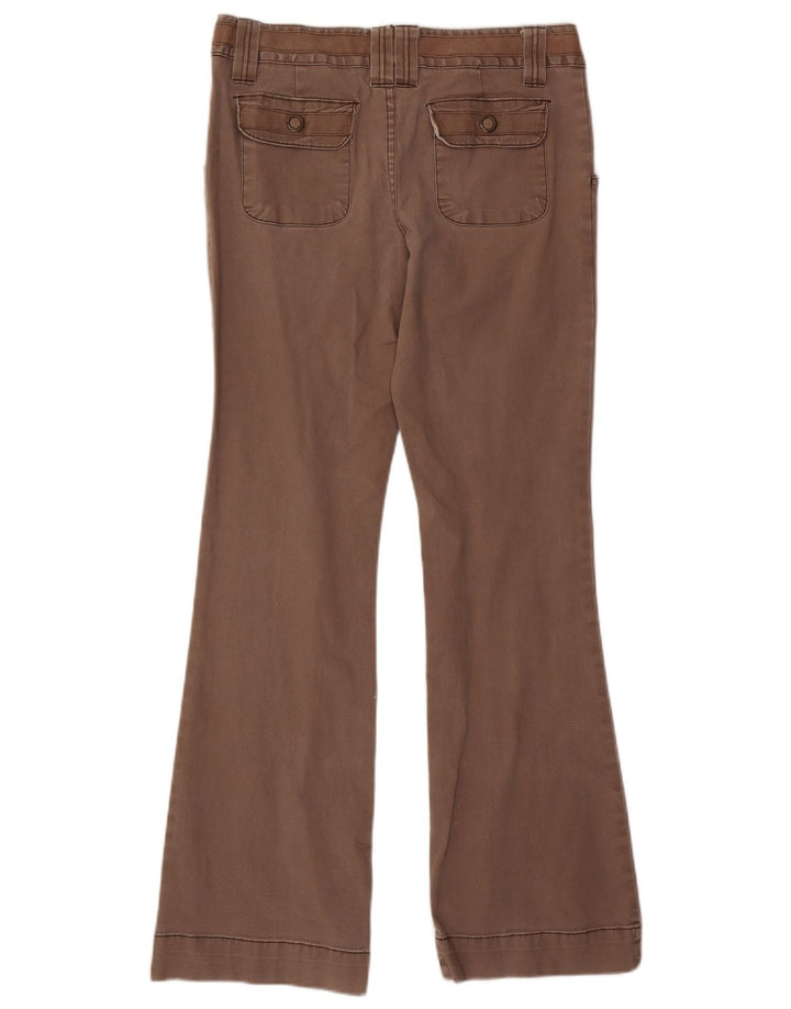 MOSSIMO Womens Bootcut Casual Trousers US 11 Large W32 L31 Brown Cotton