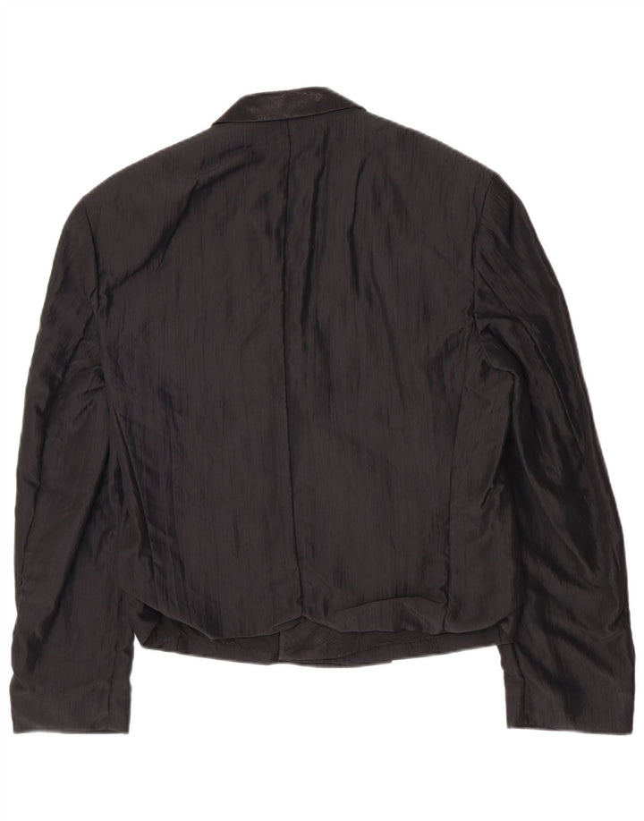 Studio Coletti Mens Double Breasted Blazer Jacket UK 38 Medium Black