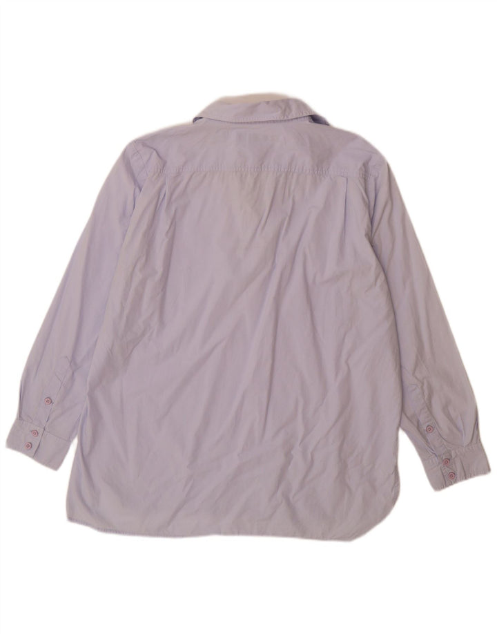 French Connection Womens Pullover Shirt UK 14 Large Blue