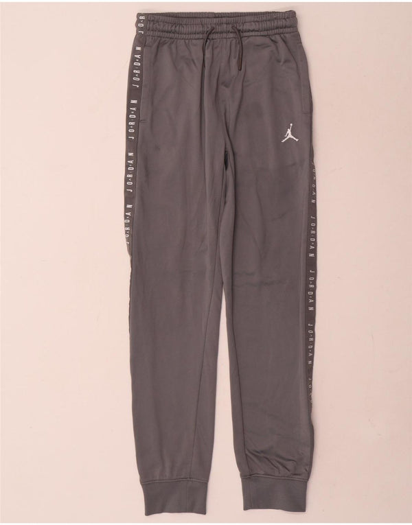 Jordan Boys Graphic Tracksuit Trousers Joggers 12-13 Years Large Grey