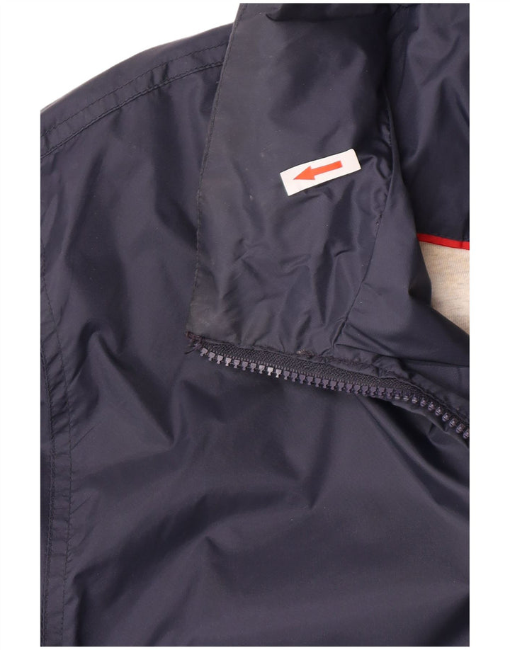 Colmar Mens Hooded Bomber Jacket IT 52 Large Navy Blue Polyamide