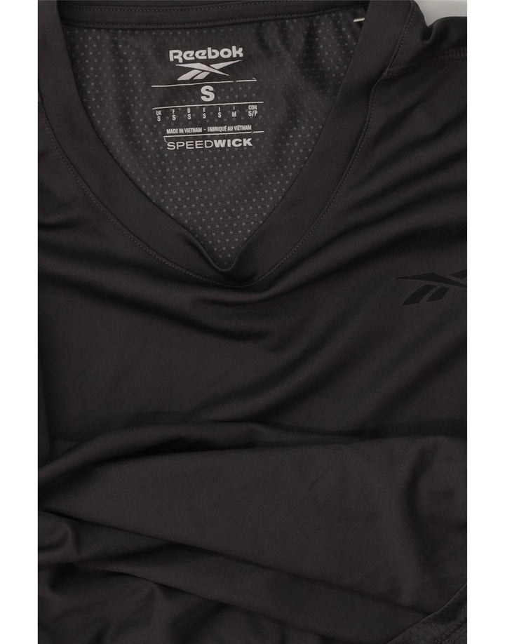 Reebok Mens T-Shirt Top Small Grey