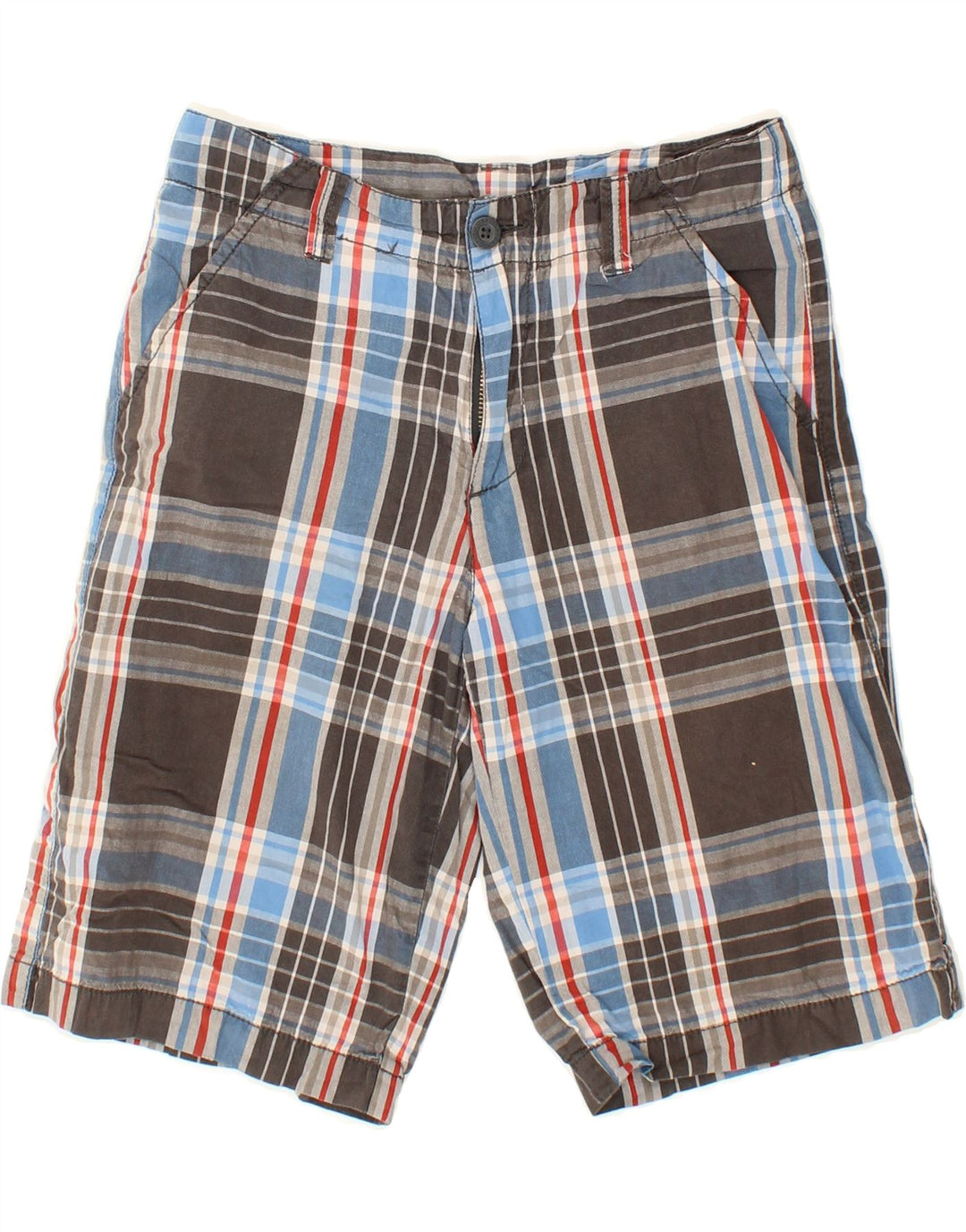 LEVI'S Boys Chino Shorts 13-14 Years  Brown Check Cotton Vintage Levi's and Second-Hand Levi's from Messina Hembry 