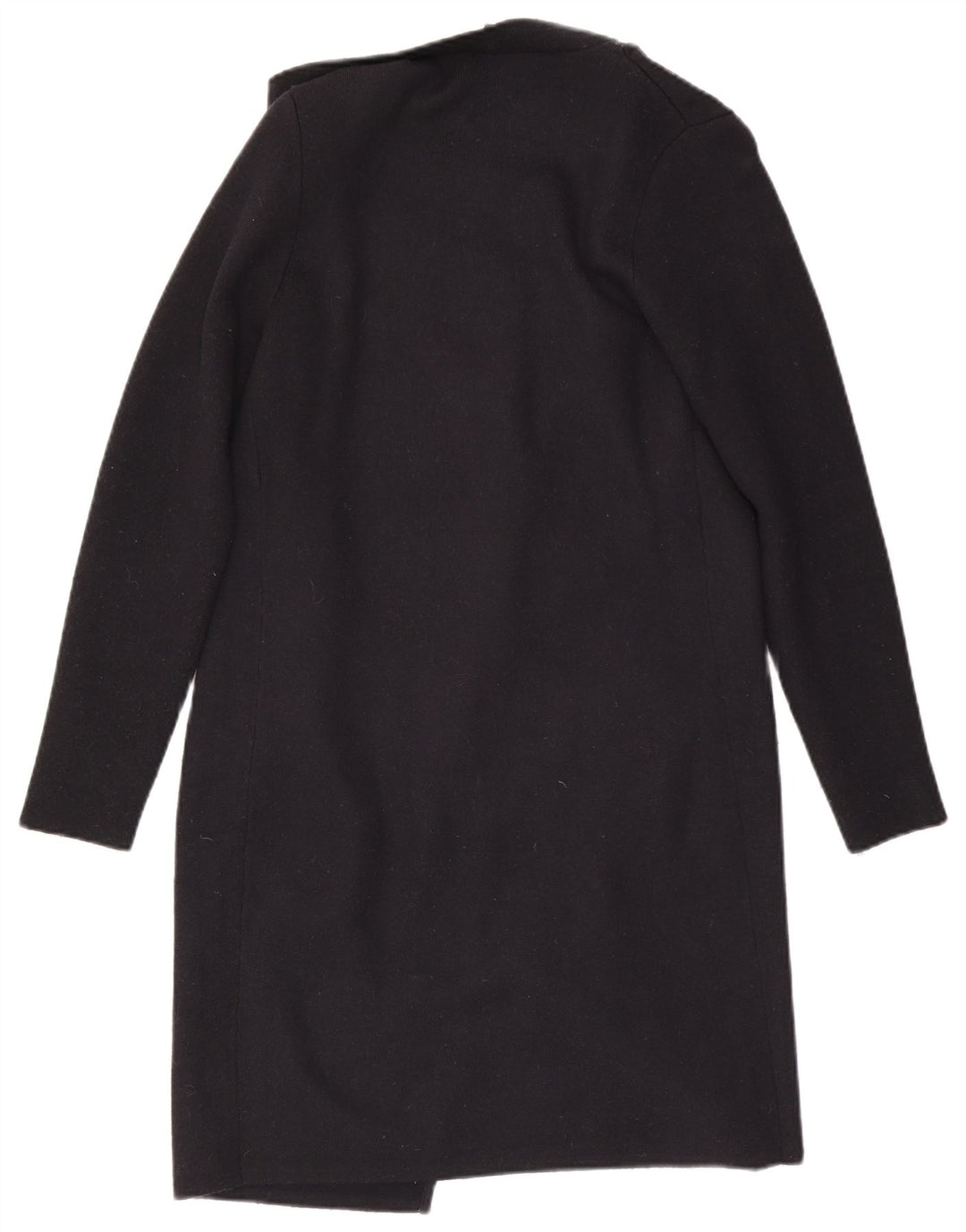 MINT VELVET Womens Longline Open Cardigan Sweater UK 12 Medium  Black