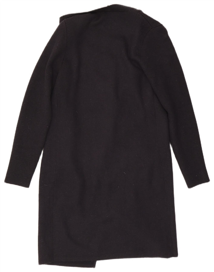 MINT VELVET Womens Longline Open Cardigan Sweater UK 12 Medium  Black