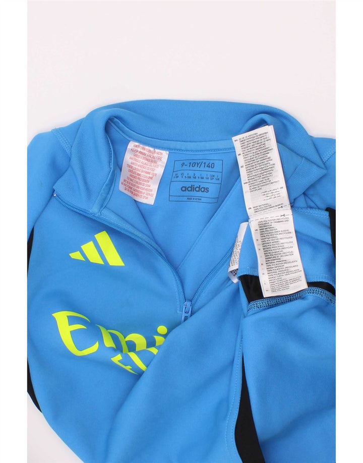 Adidas Boys Arsenal Graphic Pullover Tracksuit Top 9-10 Years Blue