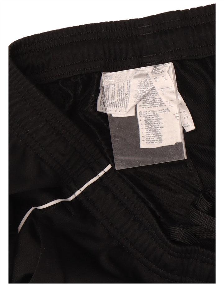 Adidas Mens Tracksuit Trousers Joggers 2XL  Black Polyester