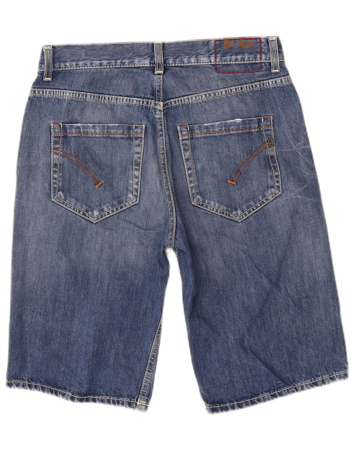 Dondup Mens Denim Shorts W31 Medium Blue Cotton