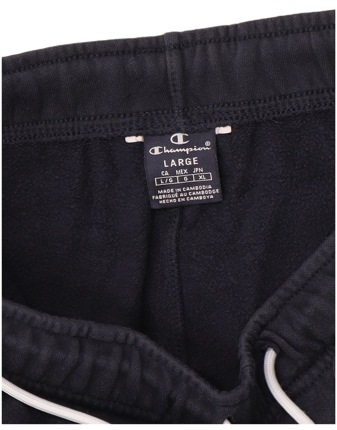 CHAMPION Mens Cargo Tracksuit Trousers Joggers Large  Navy Blue