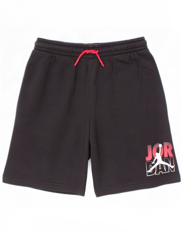 Jordan Boys Graphic Sport Shorts 12-13 Years Large Black Cotton