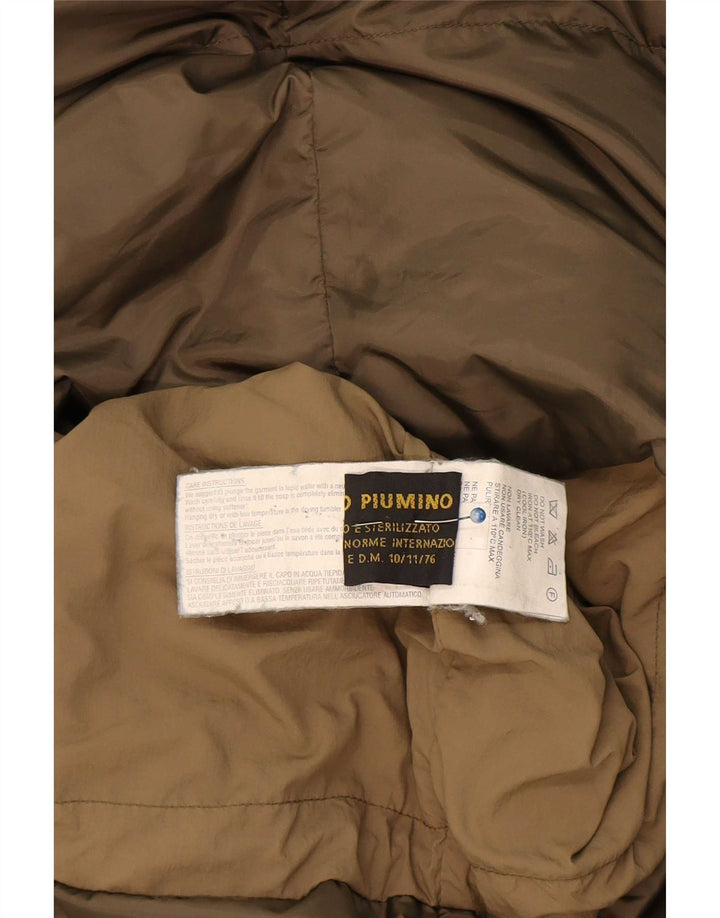 Belfe Mens Hooded Padded Jacket UK 44 2XL Khaki Polyamide