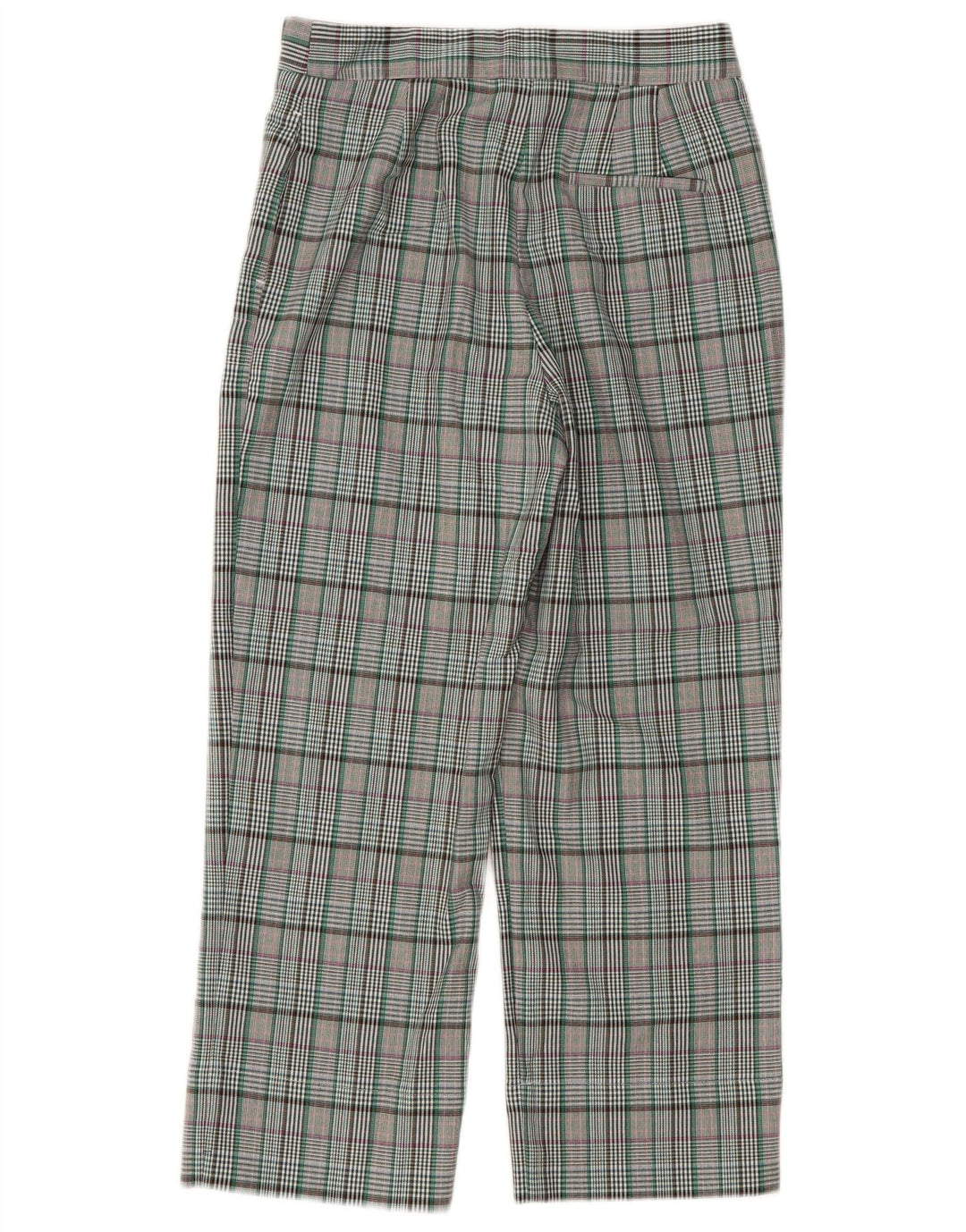 MARKS & SPENCER Womens Cropped Trousers UK 8 Small W28 L24 Grey