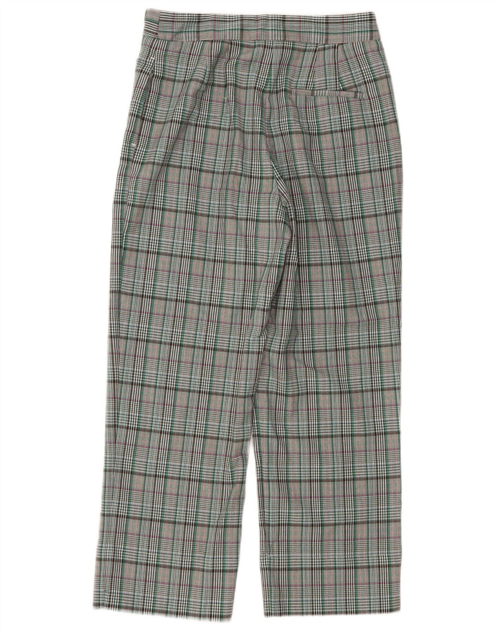 MARKS & SPENCER Womens Cropped Trousers UK 8 Small W28 L24 Grey