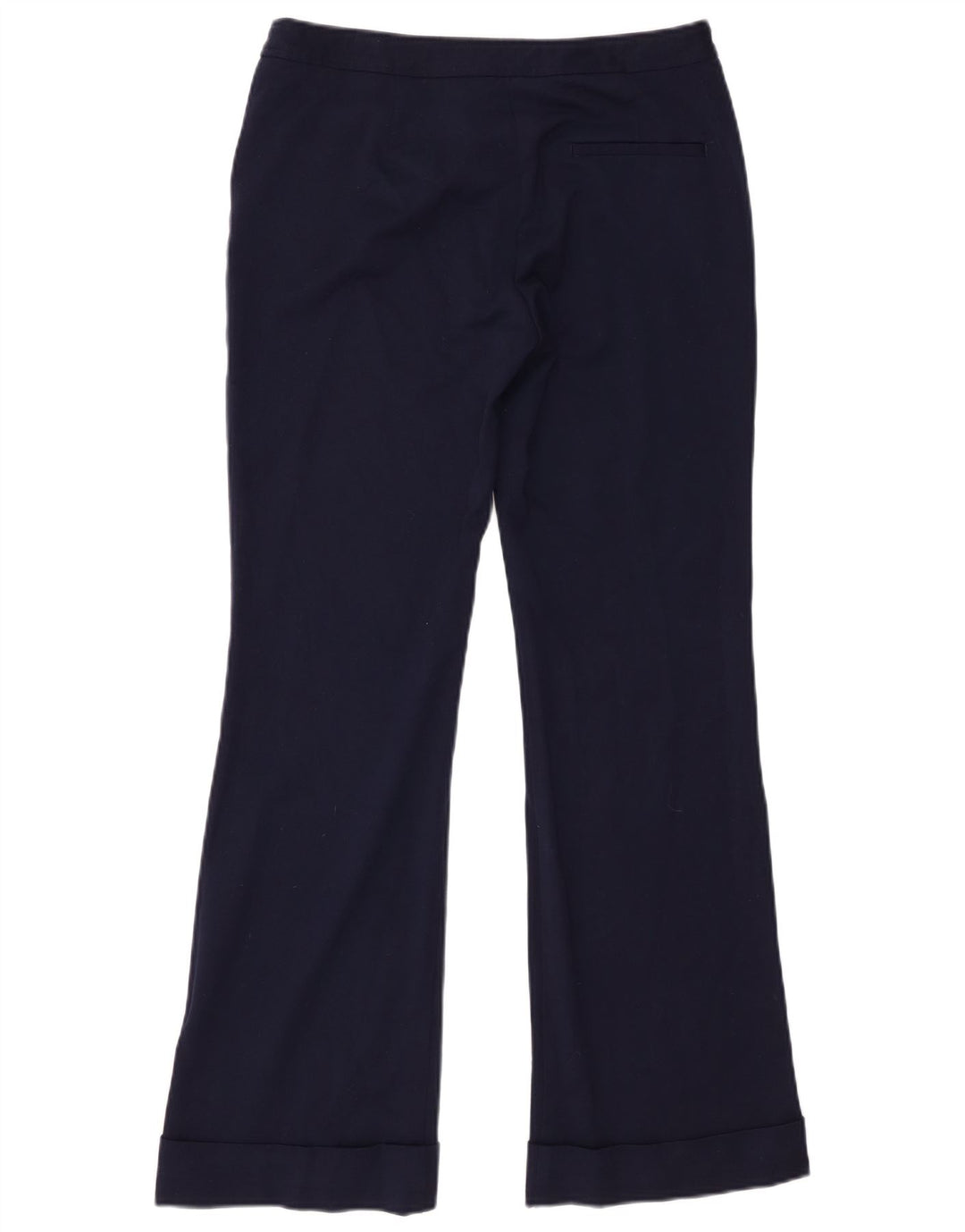 Zara Womens Bootcut Casual Trousers Medium W28 L30 Navy Blue Polyester