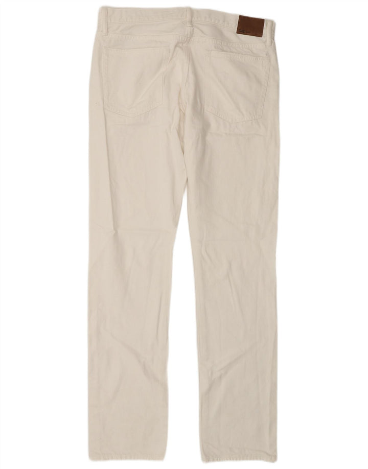 Gap Mens Slim Jeans W32 L34 White Cotton