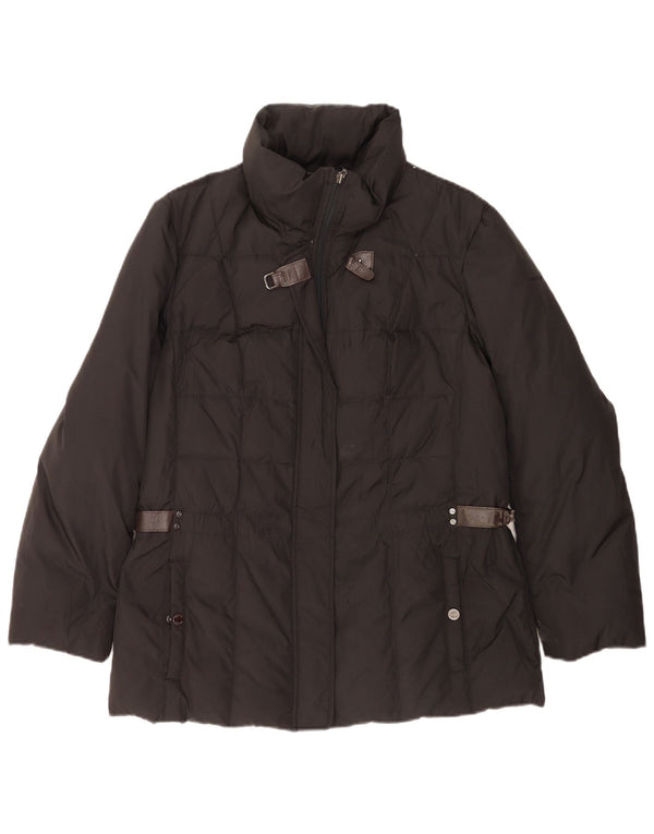 Geox Womens Padded Jacket UK 14 Medium Black Polyester