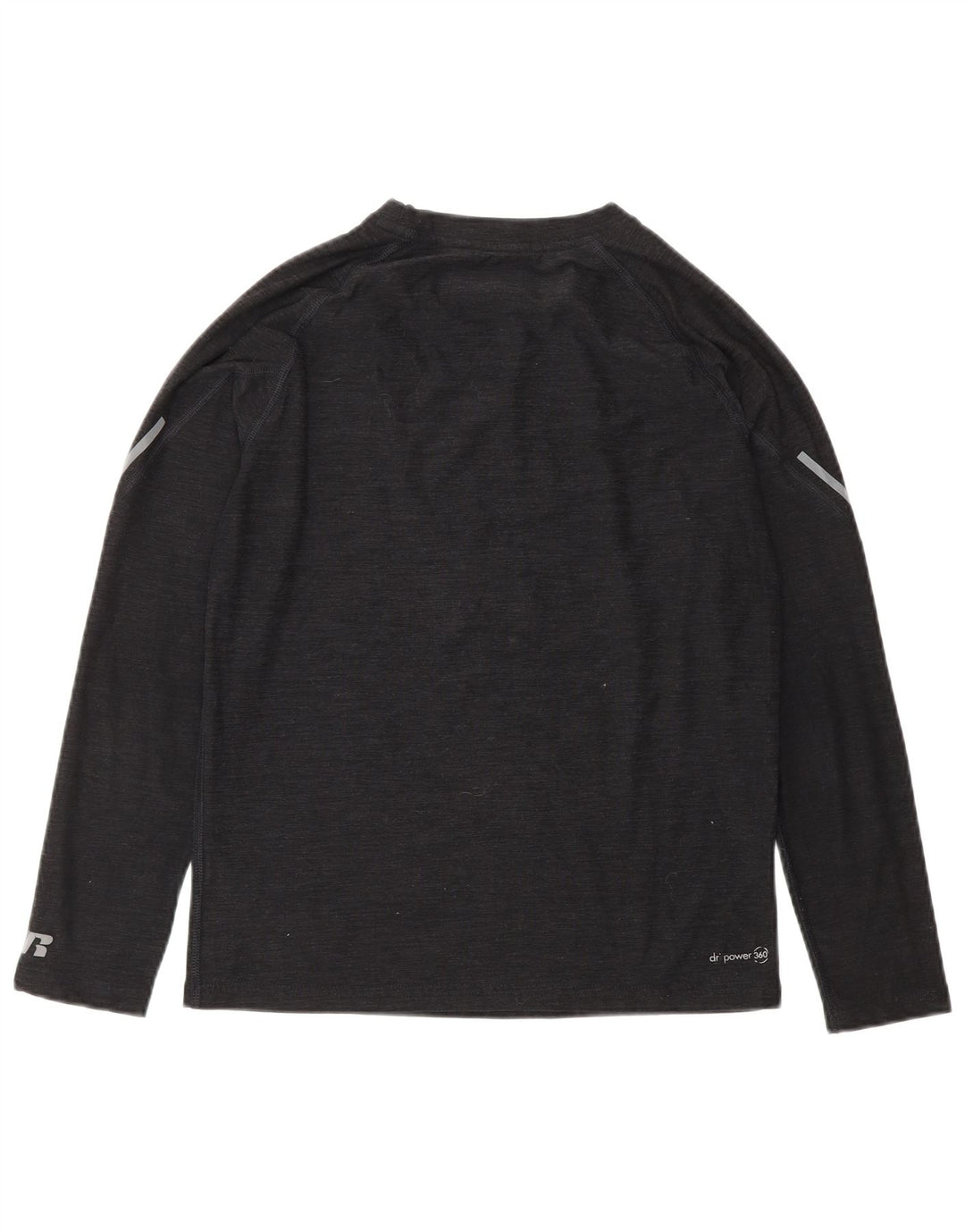 Russell Athletic Boys Dri-Power Top Long Sleeve 10-11 Years Large Black