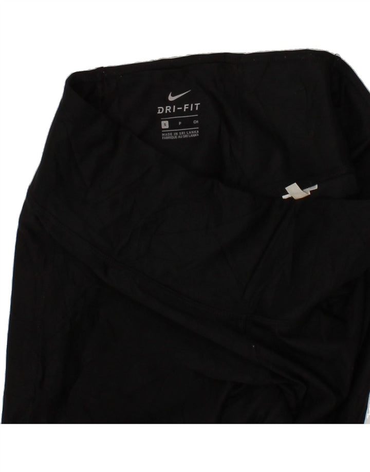 NIKE Womens Dri Fit Leggings UK 10 Small  Black Vintage Nike and Second-Hand Nike from Messina Hembry 