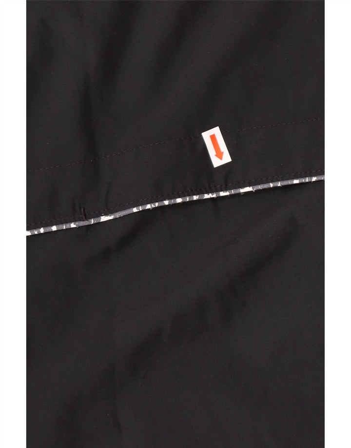 NIKE Mens Rain Jacket UK 42/44 Large Black Polyester